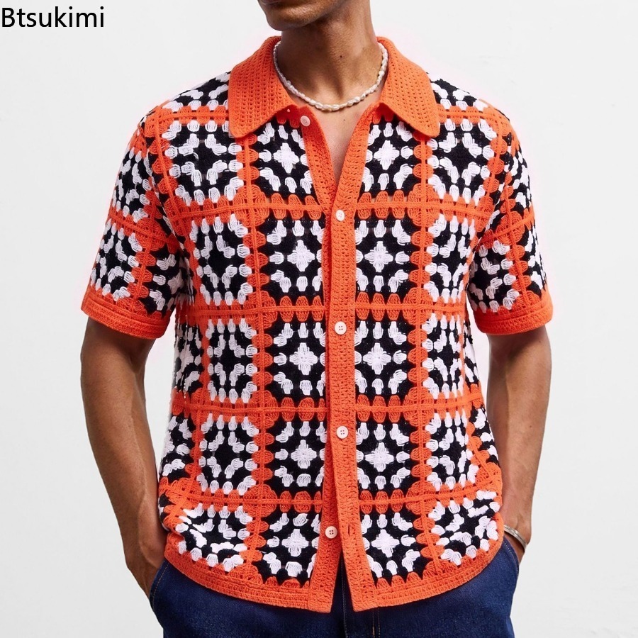 Urban Ethnic Fashion - New Retro Ethnic Style Men's Knitwear