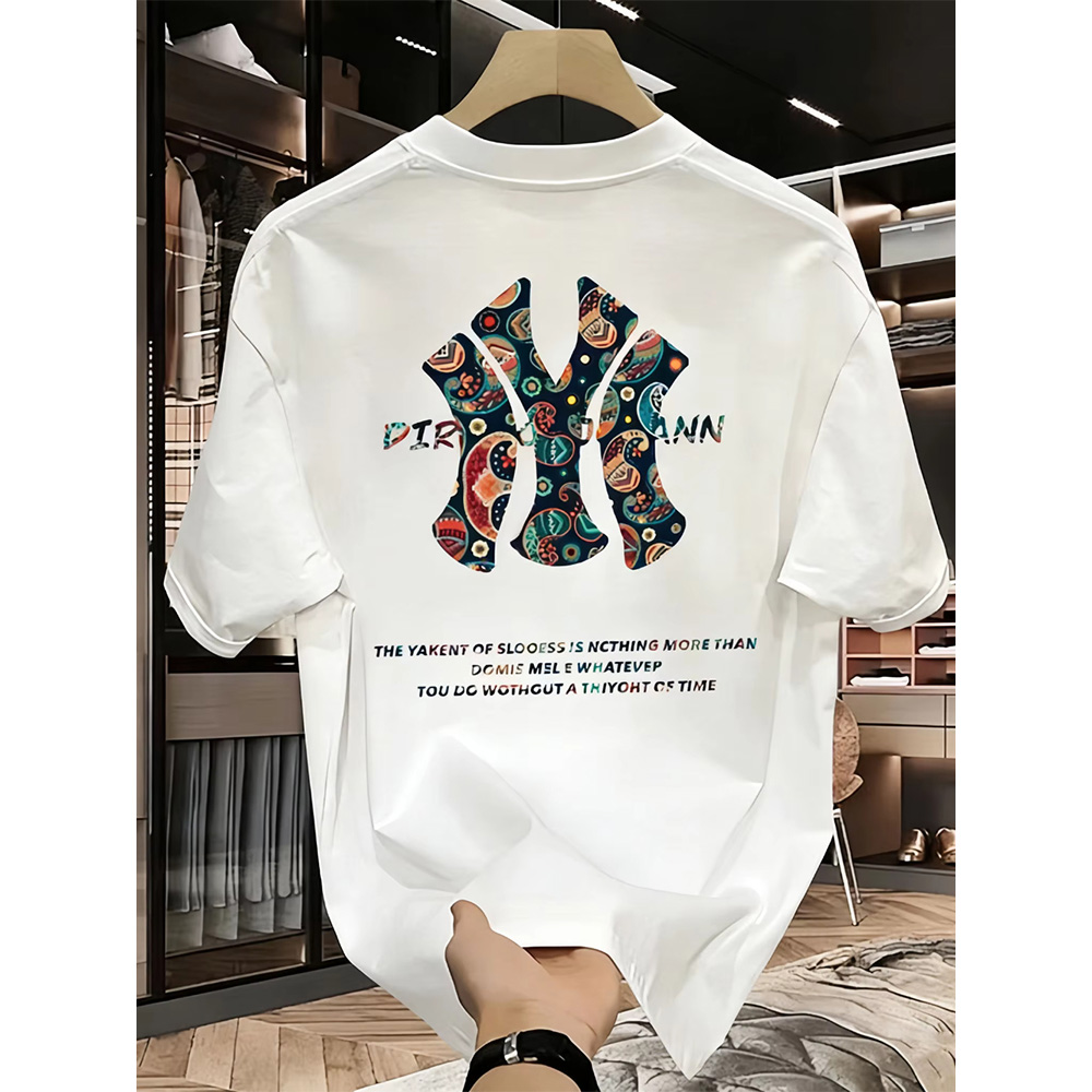 Urban Ethnic Fashion - Men's and Women's NY Letter Paisley
