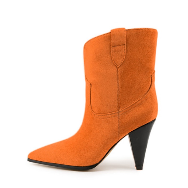 Ethnic And Fashion - Bicolor Spike Heels Pull On Fashion