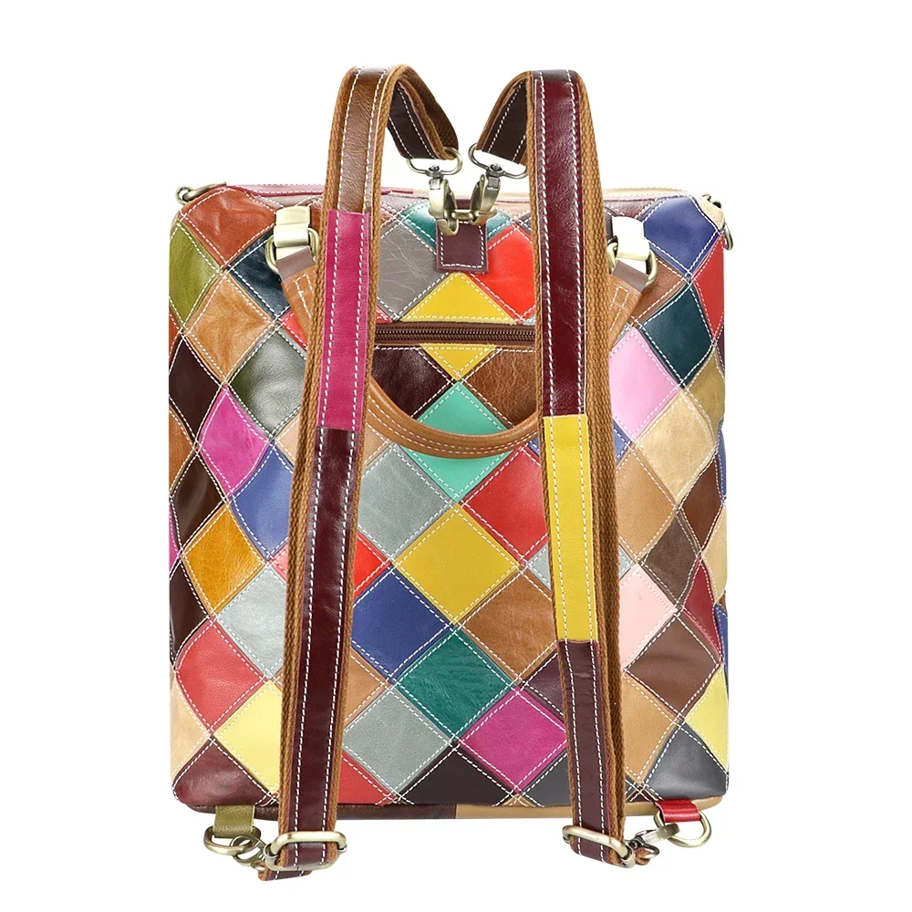 Luxury Genuine Leather Backpac - đánh giá và giá Urban Ethnic Fashion