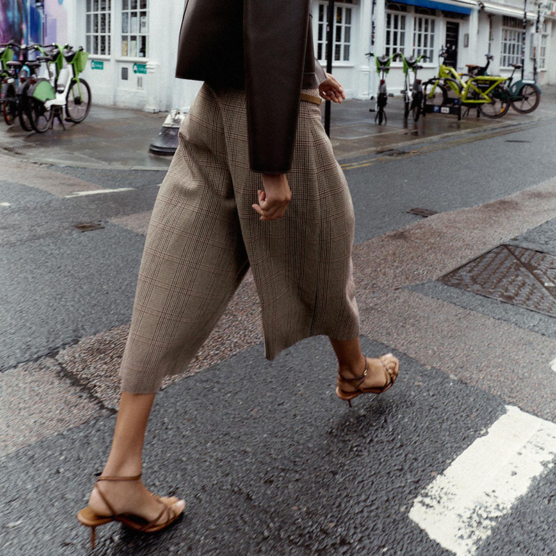 High Waist Loose Plaid Long Ca - đánh giá và giá Ethnic Clothing & Online Fashion Store Khaadi Pk