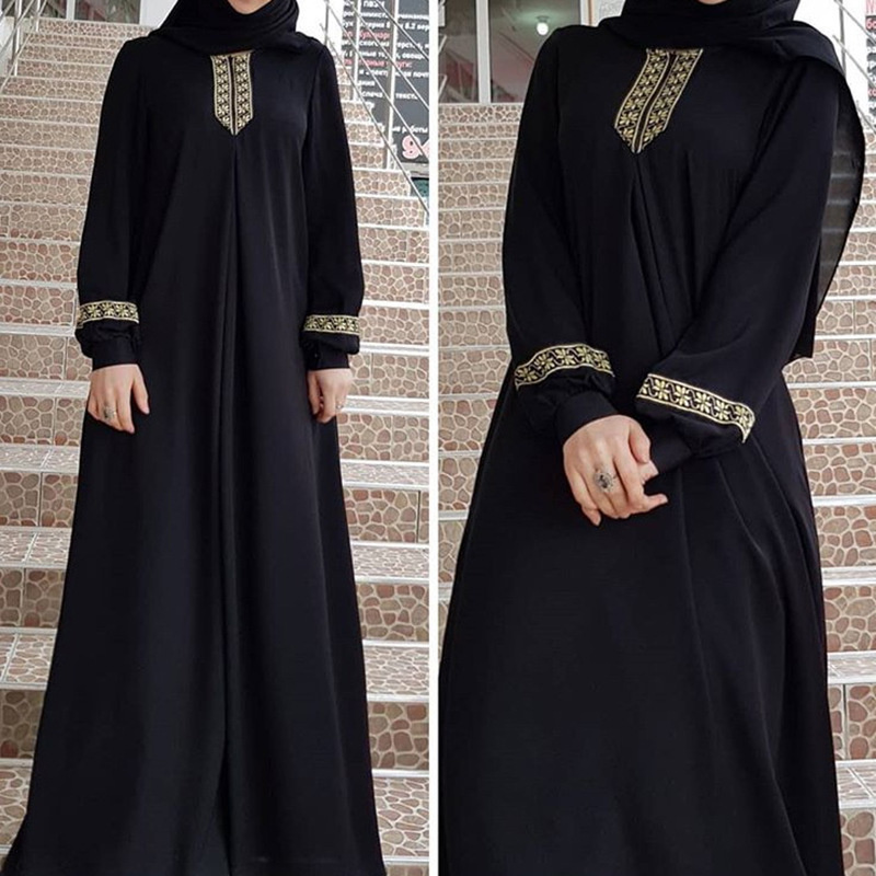 Muslim Ethnic Style Print Abay - đánh giá và giá Ethnic Fashion Dubai