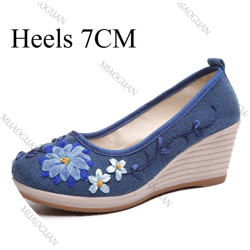 Embroidered Women Comfort Wedg - đánh giá và giá Ethnic And Fashion