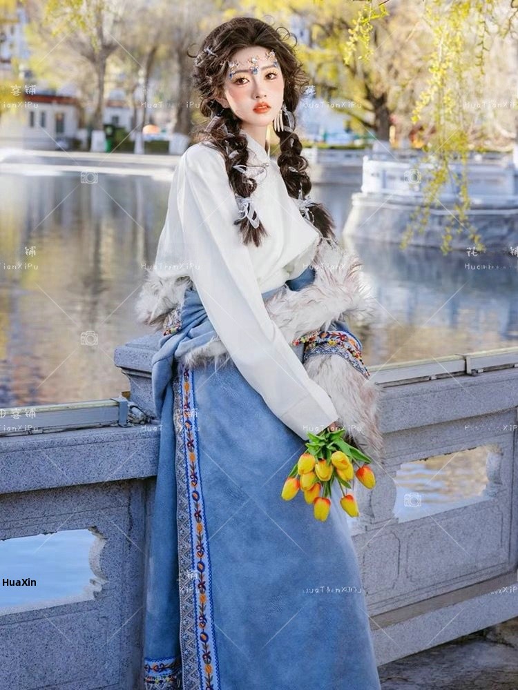 Tibetan Ethnic Women's  Robe F - đánh giá và giá Ethnic Clothing & Online Fashion Store Khaadi Pk