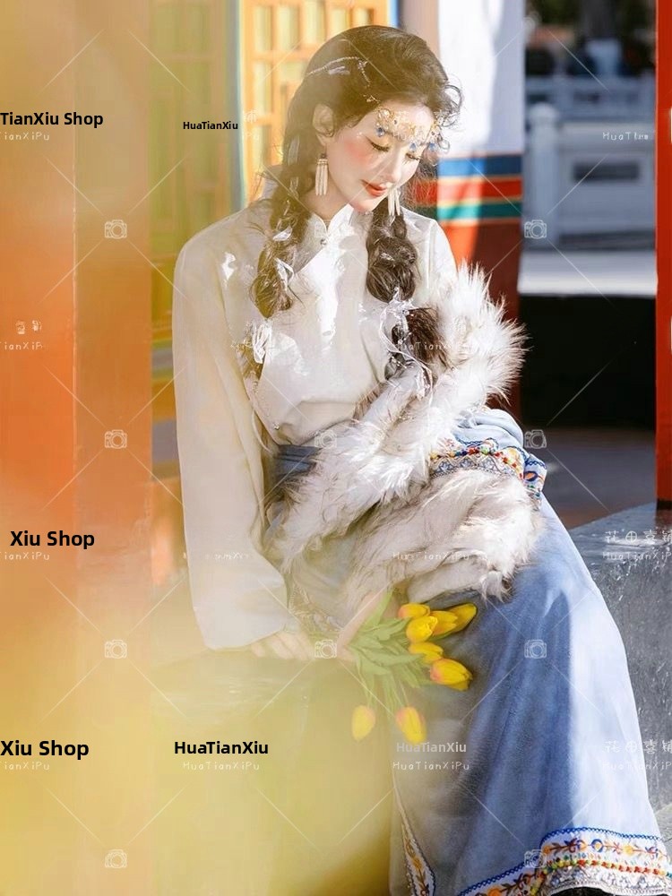 Tibetan Ethnic Women's  Robe F - đánh giá và giá Ethnic Clothing & Online Fashion Store Khaadi Pk