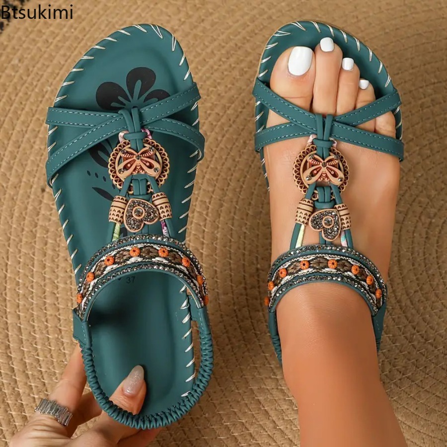 Women Bohemian Sandals Outdoor - đánh giá và giá Ethnic And Fashion