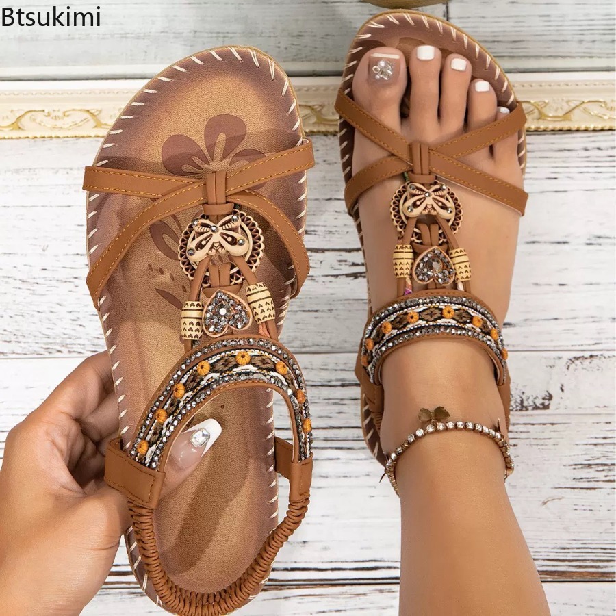 Women Bohemian Sandals Outdoor - đánh giá và giá Ethnic And Fashion