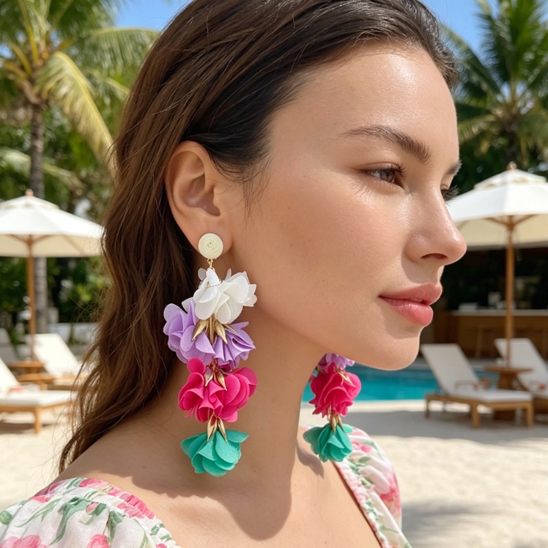 Ethnic Colorful Flower Tassel  - đánh giá và giá Ethnic Fashion Trends 2026