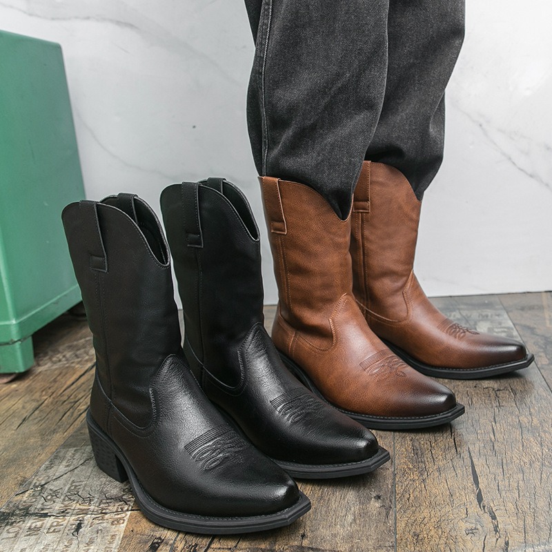 Men Boots Classic Embroidery W - đánh giá và giá Ethnic And Fashion