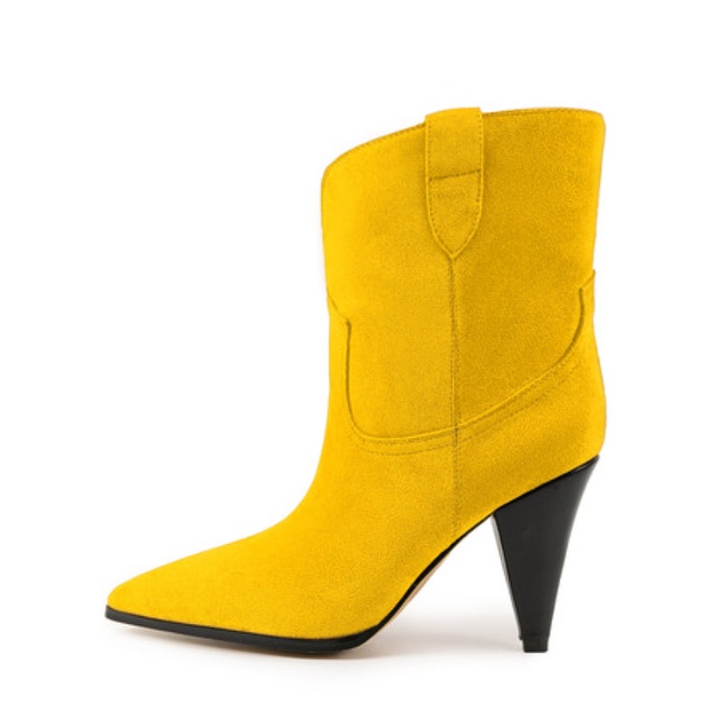 Bicolor Spike Heels Pull On Fa - đánh giá và giá Ethnic And Fashion