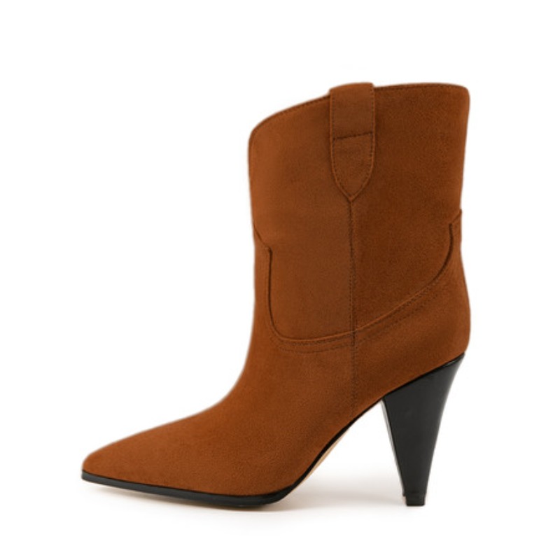 Bicolor Spike Heels Pull On Fa - đánh giá và giá Ethnic And Fashion