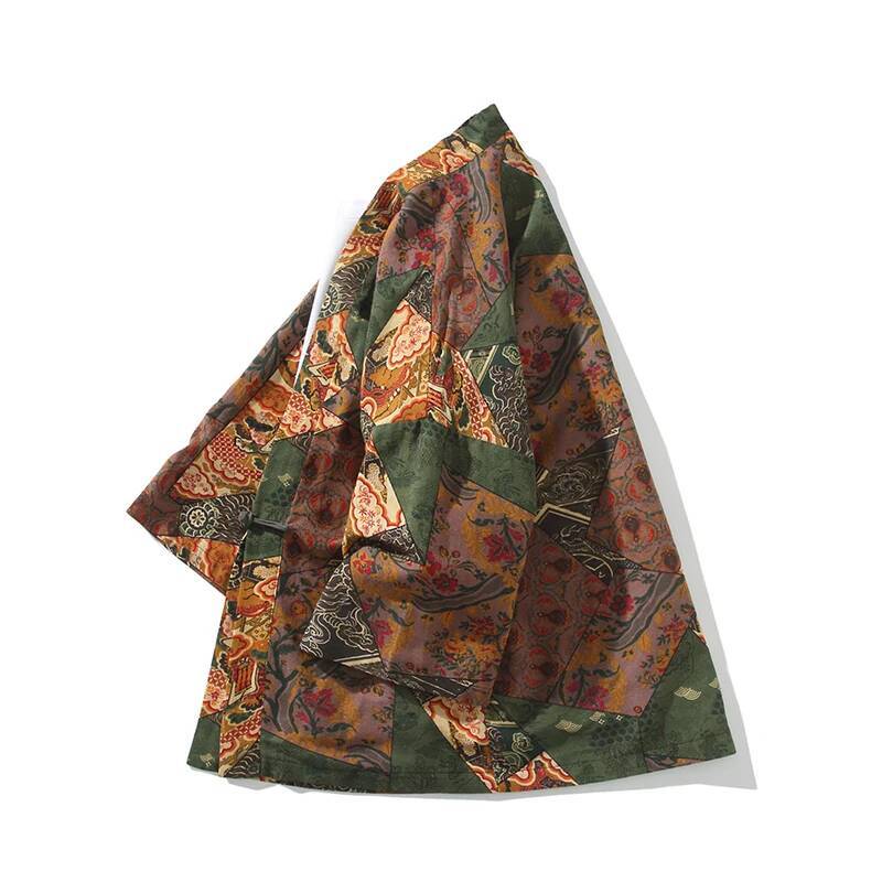 Ethnic Style Print Yukata Men  - đánh giá và giá Ethnic And Fashion